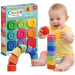 Clemmy: Weiches 9-teiliges Bausteine-Set in Regenbogenfarben - Clementoni