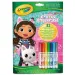 Crayola: Mal- und Aktivitätsbuch - Gabis Puppenhaus mit 7 Filzstiften