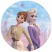 Die Eiskönigin 2 Elsa und Anna Pappteller 8er-Set 23cm