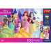 Disney Prinzessinnen 100-teiliges UFT-Puzzle mit Poster - Trefl