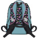 Disney Schultasche/Rucksack mit Stitch-Motiv, 4-fächerig, mit blauem Pompon BPL58, 40x29x19 cm