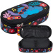 Disney Stitch Aloha schwarzes ovales Federmäppchen PC01 23 x 9,5 x 6 cm