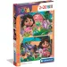 Dora die Entdeckerin 2x20-teiliges Supercolor Puzzle – Clementoni