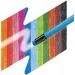 Faber-Castell: Buntstift-Set mit Radiergummi-Ende 12 Stück