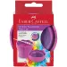Faber-Castell: Click and Go rosa Marmor-Pinselbecher
