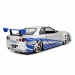 Fast &amp; Furious: Brians 2002 Nissan Skyline GT-R (BNR34) Automodell 1/24 - Simba Toys