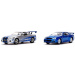 Fast &amp; Furious: Doppelpack – Brian Nissan Skyline GT-R R34, 2-teiliges Auto-Modell-Set, Maßstab 1:32 – Jada Toys