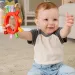 Fisher-Price: Fröhlicher Oktopus-Beißring mit Tiermotiven - Mattel
