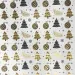 Geschenkpapier mit goldenen Zierkugeln, 200x70 cm