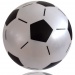 Gummiball mit Fußballmuster, 22 cm, in verschiedenen Farben