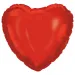 Herzförmiger Folienballon – rot 46cm