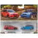 Hot Wheels: Deluxe 2005 Mitsubishi Lancer Evolution IX Wagon und 2004 Subaru Forester STI, 2er-Pack (1:64) - Mattel