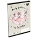 ICO: LizzySuli Lovely Ballerina Tiny Dancer, liniertes Schulheft A5 für die 3. Klasse, 12-32