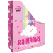 ICO: Lizzysuli Lollipop Rainbow Dokumentenmappe mit Regenbogenmuster im A4-Format