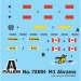 Italeri 1/72 M1 Abrams Panzer Modellbausatz