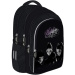 K-POP Demon Hunters schwarze Schultasche/Rucksack mit 4 Fächern BPL60, 43 x 32 x 20 cm