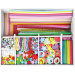 LENA: Jumbo rosa Bastelkoffer, 800-teiliges kreatives Spielset