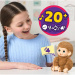 Little Live Pets: Mini Maki Pepi Peach interaktives cremefarbenes Äffchen