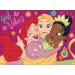 Luna: Disney Prinzessinnen 2-in-1 ausmalbares Puzzle mit 100 Teilen