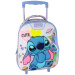 Luna: Disney Stitch – 2‑fächeriger, rollbarer Kindergartenrucksack, 27×10×31 cm