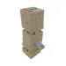 Luna: Disney Stitch 3-in-1 Gesellschaftsspiel – Jenga, Domino und Memospiel
