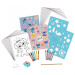 Luna: Disney Stitch 45-teiliges kreatives Bastel- und Schreibwaren-Set