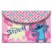 Luna: Disney-Stitch-Mappe mit Druckknopf im A4-Format