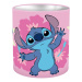 Luna: Disney Stitch metallischer, zylindrischer Stiftehalter 10 × 11 cm