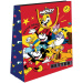 Luna: Gemusterte Geschenktasche "Micky Maus und seine Freunde" 33x12x45cm