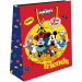 Luna: Gemusterte Geschenktasche "Micky Maus und seine Freunde" 33x12x45cm