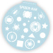 Luna: Kreatives 40-seitiges Skizzenheft mit Spider-Man-Motiv, Aufklebern und Schablonen