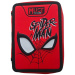 Luna: Must Team Federmäppchen mit Spider-Man‑Motiv, zweistöckig, gefüllt, 15 x 5 x 21 cm