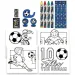 Luna: Must Team Fußball Malset, 12 Stück