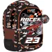 Luna: Must Team Street Racer abgerundeter Schulranzen mit 3 Fächern, Rucksack 32x18x43cm