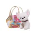Luna: Pet Family Plüschwelpe in Hundetasche, 20 cm