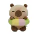 Luna: Squishcuties Wasserschwein-Plüsch im bunten Donut, 21 cm