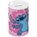 Luna: Zylindrische Metall-Spardose mit Disney Stitch-Motiv, 10 x 15 cm