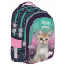 MLF Kitty Party 4-fächerige Schultasche/Rucksack mit Katzenmotiv, BPL58, 40×29×19 cm