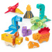 Melissa &amp; Doug Blockables Dinosaurier-Bauset, 69-teilig