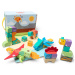 Melissa &amp; Doug Blockables Dinosaurier-Bauset, 69-teilig