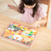 Melissa &amp; Doug Push to Pop Puzzle – Fröhliche Hühner, hölzernes Lernpuzzle - Spin Master