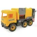Middle Truck: Müllwagen 43cm gelb - Wader