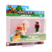 Minecraft-3D-Figur mit aufziehbarem Tier, 2. Serie, in verschiedenen Ausführungen, 1 Stück