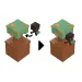 Minecraft Reveal Minifigur im Aufbewahrungsbehälter – Azalee – Mattel