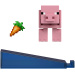Minecraft: Schweinefigur mit Zubehör - Mattel