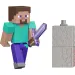 Minecraft: Steve Spielfigur mit Zubehör – Mattel
