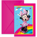 Minnie-Maus-Party-Einladungen, 6er-Set