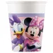 Minnie Maus und Daisy bedruckte Pappbecher 8er-Set 200ml