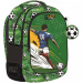 Must: Abgerundeter Schulrucksack mit Fußballmuster, 32 x 18 x 43 cm