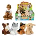 Niedlicher Plüschwelpe, 15 cm, in verschiedenen Ausführungen, 1 Stück.